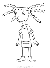 By best coloring pagesapril 28th 2020. Nadine Hey Arnold Coloring Page For Kids Free Hey Arnold Printable Coloring Pages Online For Kids Coloringpages101 Com Coloring Pages For Kids