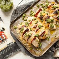 Pesto Stuffed Chicken With Parma Ham Ilovecooking Recipe Hasselback Chicken Keto Recipes Easy Chicken