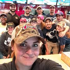 Hey, hey, hey, chicken today? Made fresh by your crew at your local Cane's!  Shout-out to C326 in Houston, TX!
