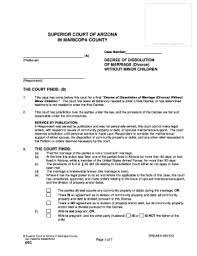 These packets explain the steps and include forms. Divorce In Az Fill Out And Sign Printable Pdf Template Signnow