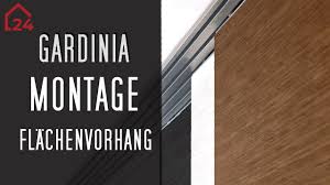 Gardinia Flachenvorhange Montage Markenbaumarkt24 Youtube