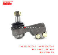 1-43150670-1 1431506701 Tie Rod End RH For ISUZU FSR