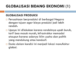Globalisasi di bidang komunikasi menjadikan setiap individu atau kelompok dapat saling berkomunikasi tanpa mengenal jarak dan tanpa harus bertatap muka secara langsung. Globalisasi Dan Perekonomian Ppt Download