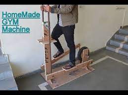 How To Make Wooden Elliptical Cross Trainer Gym Machine Youtube Diy Home Gym Home Made Gym Home Gym Design