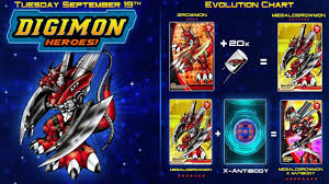 Digimon Heroes Megalogrowmon X Antibody