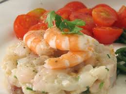 Tartare De Daurade Et Crevettes Roses Recette Tartare De Daurade Recette Poisson Et Recette De Tartare