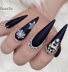 80 Matte Black Nail Art Design Trend In Cool 2019 Henna Nails Black Nail Art Matte Black Nails
