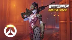 Her widow's kiss rifle allows her to zoom in (for increased vision) and charge up shots that deal up to 120 damage at any range. Widowmaker Overwatch Wiki