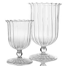 April Vase Accent Decor Glass Vase Clear Glass Vases Glass