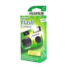 Open & closed form of camera covers. Fuji Disposable Film Camera Quik Film Camera Quiksnapflash400 27 Sheets With Fla Shopee Malaysia