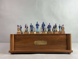 The History Channel Civil War Union Vs. Confederate Multigame Chess Board -  Matthew Bullock Auctioneers