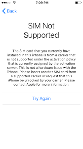 I still have the confirmation in my email. Sim Not Supported Apple Community
