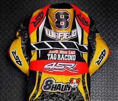 4sr Leathers Bsb Anvil Hire Yamaha Shaun Winfield Bike Suit Racing Suit Motorcycle Suit
