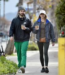 Elizabeth olsen calls fiancé robbie arnett her 'husband' in new interview: Elizabeth Olsen Has Coffee Run With Fiance Robbie Arnett Daily Mail Online