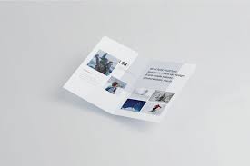 A5 Bifold Half Fold Brochure Mockup Business Card Mock Up Brochures Mockups Brochure