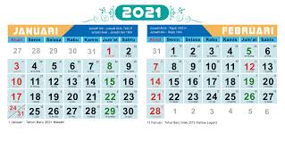 Desain Kalender 2021 Lengkap Dengan Tanggal Hijriyah Dan Pasaran Jawa Desain Kalender Kalender Tanggal