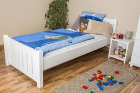 Bett 90x200 mit lattenrost und matratze zu verkaufen zu verkaufen. Kinderbett Jugendbett Kiefer Massiv Vollholz Weiss 66 Inkl Lattenrost Abmessung 90 X 200 Cm