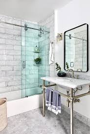 Homeadvisor.com has been visited by 100k+ users in the past month Drop In Bathtub With Glass Shower Doors On Rails Transitional Bathroom
