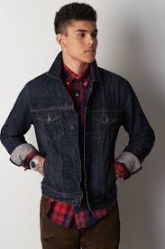 79 American Eagle Outfitters Navy Blue Dark Denim Jacket Coat Xxl Denim Jacket Men Outfit Blue Denim Jacket Outfit Navy Denim Jacket