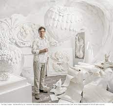Ray Besserdin Paper Sculpture Artist Contemporary sculptural art forms and istallations.