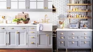 These Are Our Favorite Kitchen Cabinet Paint Colors Grey Blue Kitchen Blue Gray Kitchen Cabinets Blue Kitchen Cabinets