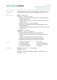 Content of a cover letter Food Service Cv Examples To Help You Build Your Perfect Cv