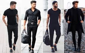 Figtny wears the all black trend in a sleek and sophisticated manner; All Black Outfits For Men 2021 Style Guide