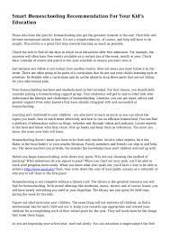 Write a homeschool counselor recommendation letter that makes your homeschooler stand out in college admissions. Smart Homeschooling Recommendation For Your Kid S Education