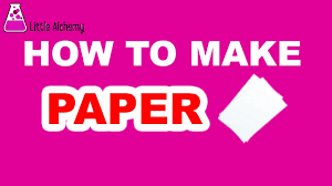 How To Make Paper Cup - Little Alchemy 2 Official Hints And Cheats