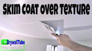 Top 10 to painting popcorn ceilings. Skim Coat Over A Ugly Textured Wall Or Ceiling