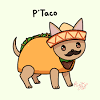 Small taco fish dog toy. 1