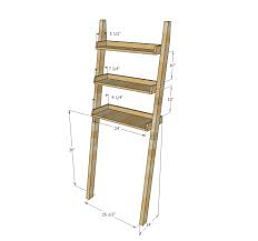 The rest of the lumber came from my scrap pile. Over The Toilet Storage Leaning Bathroom Ladder Ana White