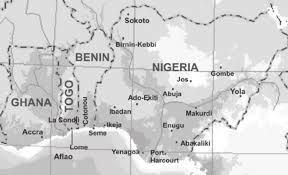 Langue importante, secondaire et/ou de culture. Map Of West Africa Showing The Four Countries Where Download Scientific Diagram