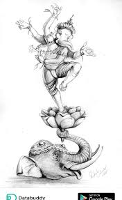 Sketch Black And White Images Of Ganesha Pin By Siam Crew On Sk Lord Ganesha Paintings Ganesh Art Hindu Art