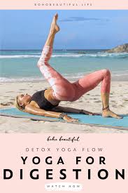 Digestion Detox Yoga Flow Boho Beautiful In 2020 Pilates Workout Routine Pilates Workout Plan Full Body Pilates Workout