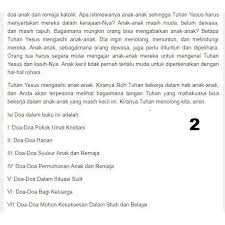 Nun gusti nu mahasae, abdi sadaya bade tuang. 101 Doa Anak Dan Remaja Kristiani Buku Rohani Kaum Muda Katolik Shopee Indonesia