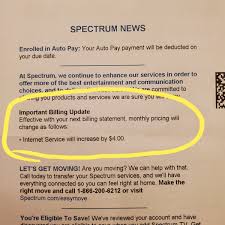The options are spectrum pay bill online, charter spectrum payment by phone or making payment through the mail. Rich Demuro On Twitter Check Your Spectrum Bill For This Little Nugget This Increase Brings Monthly Internet Up To 69 99