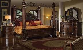 A choice blend of materials is accented by detailed ornamental appliques. Four Poster Bed Canopy Curtains Whaciendobuenasmigas