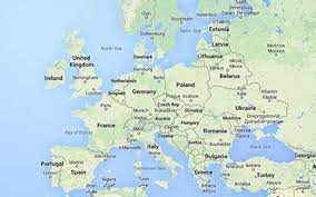 Među ovih državama najrazvijenije su . Slijepa Karta Evrope Shefalitayal