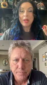 Backstage at Monsters of Rock, getting a quick touch up from Mr. Johnny Colt.  It all made sense at the time, I assure you.