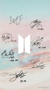 Kamu salah satu army bts 10 rekomendasi merchandise bts ini wajib. Logo Bts Animation Kartu Gambar Tulisan Tangan Buku Papan