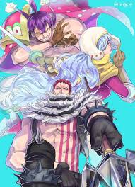 Crackers Smoothie And Katakuri Big Mom Falimy One Piece One Piece Big Mom One Piece Images Manga Anime One Piece