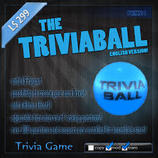 Some games are timeless for a reason. Second Life Marketplace T Esign Trivia Ball English Version Trivia Game Quiz