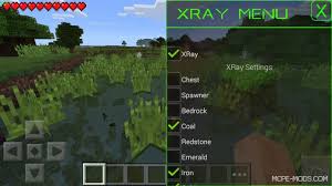 It's a little bit more of a cheat than an ordinary mod as it alters the terrain . X Ray Mod For Minecraft Pe Android Download