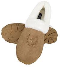 amazon com chaps womens house slipper moccasin warm fuzzy