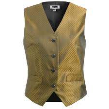 100% official motorhead 'england gold' womens vest top printed on 100% cotton garment neckline: Edwards Women S Gold Diamond Brocade Vest