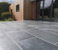 Look at every small space with some sun as an opportunity to grow food: Slate Paving Ideas Garden Design Inspiration Nustone