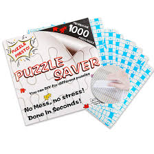 Puzzle presto peel and stick puzzle saver, 6 sheets. Jigsaw Puzzle Glue Mat Sticks Saver 1000 Pieces Peel Stick With Strong Adhensive Paper Roll Up Frame Table Clear For Kids Or Adult Buy Online In Botswana At Botswana Desertcart Com Productid 121565620