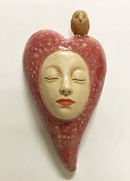 Ceramic Owl Sculpture