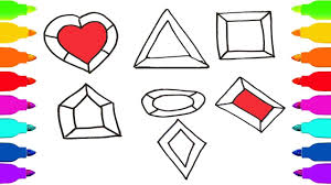 (can be downloaded from adobe website). Coloring Pages Unique Colorful Crystal Gems Drawing And Art Colors For Kids Learn Colors Youtube